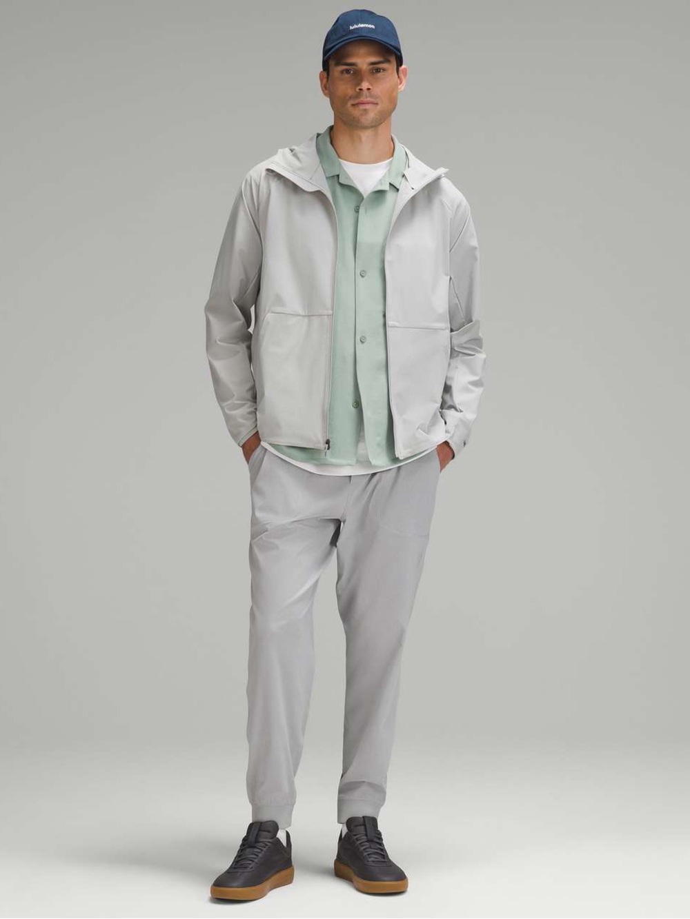 Lululemon ABC Jogger WovenAir Silver Drop Men’s L Breathable Stretch Travel Pant - Picture 15 of 15